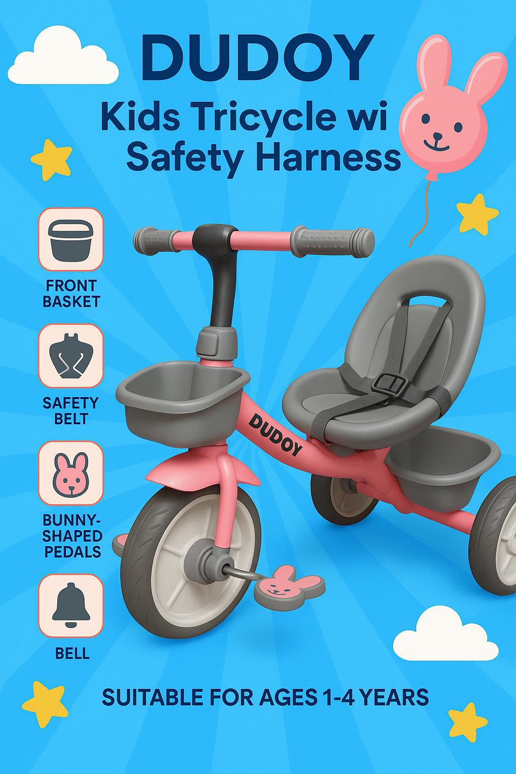 DUDOY CLASSIC TRICYCLE Pink